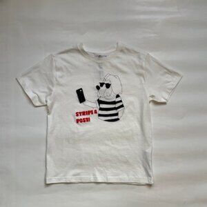 ZARA BOYS CREW NECK GRAPHIC TEE NWT SIZE 8